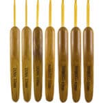 Крючок для вязания с бамбуковой ручкой